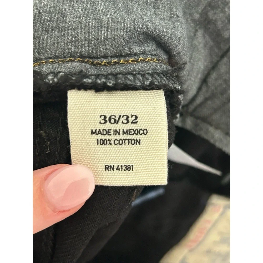 NWT Polo Ralph Lauren Men's 36x32 Classic 867 Straight Fit Black Pants